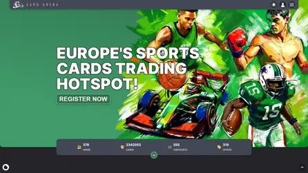 Card Arena Screenshot - Europe's Sports Cards Trading Hotspot!